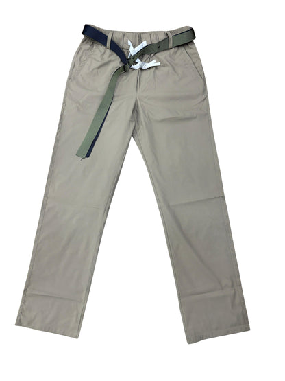Men’s Loose Fit Track Pants with Dual Belt – Available in Olive, Beige & Navy