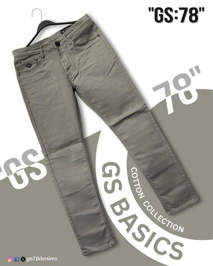 GS:78 Cotton Collection Men's Slim Fit Jeans – Available in 18 Colors