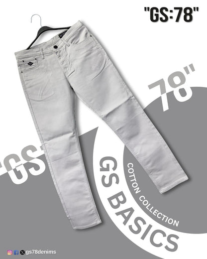 GS:78 Cotton Collection Men's Slim Fit Jeans – Available in 18 Colors