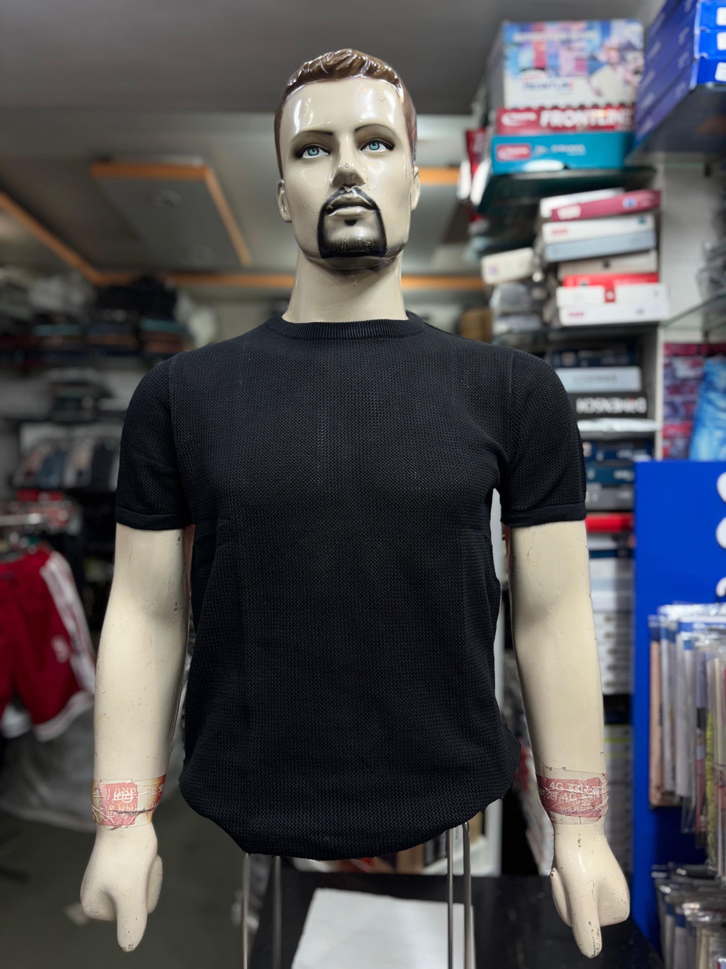 The Elevated Essential: Men's Textured Crewneck T-Shirt