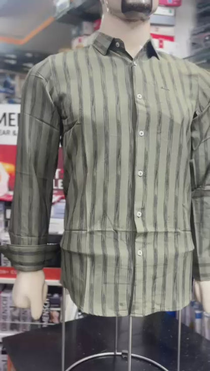 Men's Striped Formal Shirt (Available in 2 Colors)